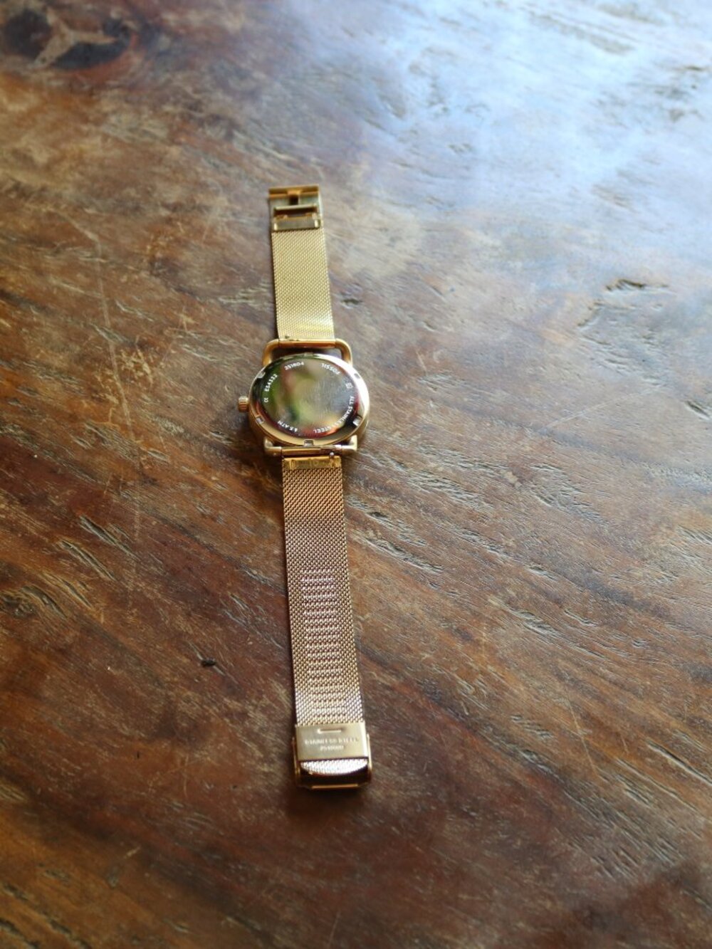 Fossil The Commuter Three-Hand Date Stainless Steel Mesh Watch - Picture 9 of 9
